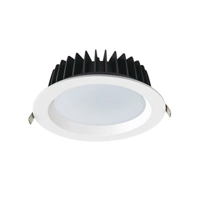 Φωτιστικό Led χωνευτό λευκό 20W ενδιάμεσο φως 4000K 2500lm δέσμη 80° 230V AC Ra80 Φ140*63mm 
