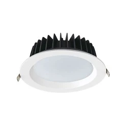 Φωτιστικό Led χωνευτό λευκό 40W  ενδιάμεσο φως 4000K 4700lm δέσμη 90° 230V AC Ra80 Φ230*77mm 