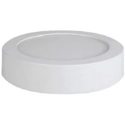 LED Panel Slim Επίτοιχο Στρογγυλό 8W ενδιάμεσο φως 4000K 500lm Λευκό