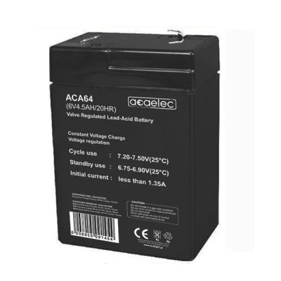 Μπαταρία AGM VRLA 6V με χωρητικότητα 4.5AH/20HR (F1 terminal)