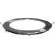  LED Slim Panel στρογγυλό χωνευτό 14W ψυχρό φως 6000K 1150lm Νίκελ Ματ 120° 230V