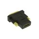 Αντάπτορας POWERTECH ADA-H003 HDMI 19pin θηλυκό σε DVI 24+1 αρσενικό