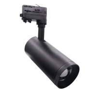 Σποτ ράγας LED COB AIMY 10W ενδιάμεσο φως 4000k 230V 1260lm 2 καλωδίων μαύρο 15-55° 30000h