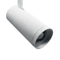 Φωτιστικό led ράγας 4 καλωδίων λευκό 30W 230V 4000k ενδιάμεσο λευκό φως zoomable δέσμης 25°-50°