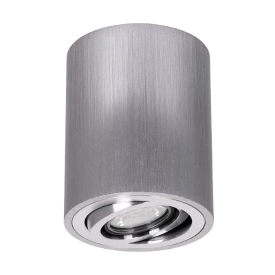 Φωτιστικό Downlight σποτ kelvo® AKIRA για λάμπα MR16 με ντουί GU10 AC 220-240V IP20 νίκελ βούρτσας 8x8x10cm