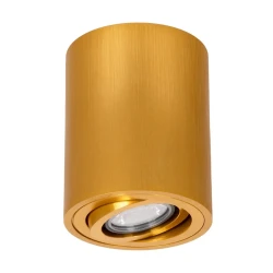 Φωτιστικό Downlight σποτ kelvo® AKIRA για λάμπα MR16 με ντουί GU10 επιφανειακό AC 220-240V IP20 χρυσό βούρτσας 8x8x10cm