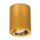 Φωτιστικό Downlight σποτ kelvo® AKIRA για λάμπα MR16 με ντουί GU10 επιφανειακό AC 220-240V IP20 χρυσό βούρτσας 8x8x10cm