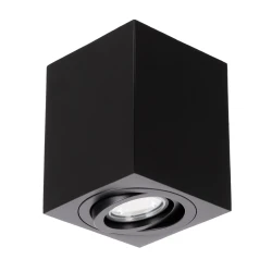 Κινούμενο φωτιστικό downlight σποτ kelvo® AKIRA για λάμπα MR16 με ντουί GU10 AC 220-240V IP20 μαύρο ματ 8x8x10cm