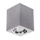Φωτιστικό Downlight σποτ kelvo® AKIRA για λάμπα MR16 με ντουί GU10 AC 220-240V IP20 νίκελ βούρτσας 8x8x10cm