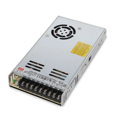 Switching τροφοδοτικό ισχύος LRS-350-12 open frame 12V 29A meanwell