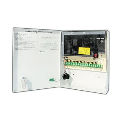 Τροφοδοτικό-κατανεμητής PS-1209L-10A για C.C.T.V. κάμερες 12V 10A 9 καναλιών