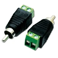 RCA Connector video CV-2083 αρσενικό σε κλέμα για συστήματα CCTV