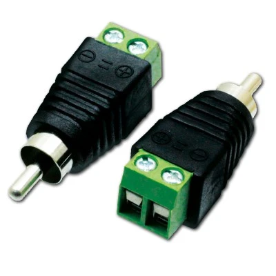 RCA Connector video CV-2083 αρσενικό σε κλέμα για συστήματα CCTV