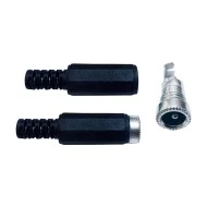 DC Connector CV-DC-09 αρσενικό βύσμα τροφοδοσίας 5,5X2,1mm με πλαστική βάση