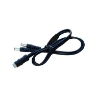 DC Καλώδιο τροφοδοσίας CV-DC1-2M αρσενικό 5,5Χ2,1mm σε 2 θηλυκά (5,5Χ2,1mm) 0.4m