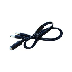 DC Καλώδιο τροφοδοσίας CV-DC1-2M αρσενικό 5,5Χ2,1mm σε 2 θηλυκά (5,5Χ2,1mm) 0.4m