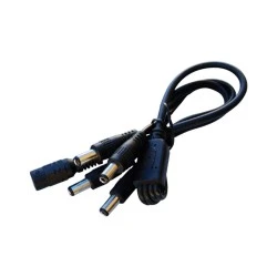 DC Καλώδιο τροφοδοσίας CV-PL-004 αρσενικό 5,5x2,1mm σε 4 θηλυκά (5,5x2,1mm) 0.4m