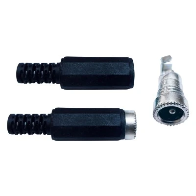 DC Connector CV-DC-14 αρσενικό βύσμα τροφοδοσίας 5,5x2,5mm με πλαστική βάση 
