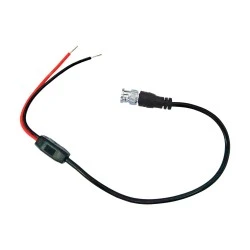 Καλώδιο BNC με αρσενικό connector 40cm για σύνδεση καμερών