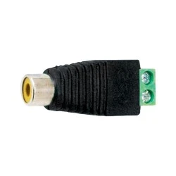 RCA Connector video CV-2085 θηλυκό σε κλέμα για συστήματα CCTV 