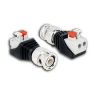 BNC Connector MT-7065 αρσενικό βύσμα σε κλέμα με πιεστικούς ακροδέκτες