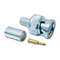 BNC Connector CV-7001 αρσενικό πρεσαριστό κατάλληλο για καλώδιο RG59
