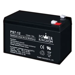 Μπαταρία μολύβδου PS-7-12D κλειστού τύπου Pb 12V 7Ah 95x151x65mm