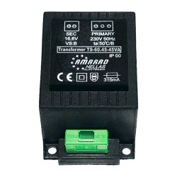 Μετασχηματιστής TS-6660  16.6V 60VA για συστήματα ασφαλείας-πυρανίχνευσης πακτωμένος 