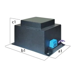 Μετασχηματιστής TS-7570 C16.6V 70VA για συστήματα ασφαλείας-πυρανίχνευσης πακτωμένος 