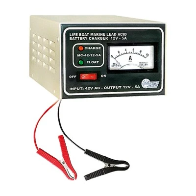 Αυτόματος life boat marine φορτιστής μολύβδου (lead-acid) 12V 5A 145x230x115mm
