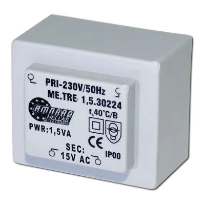 Πακτωμένος μετασχηματιστής TRM-150-15 15V AC1.5VA