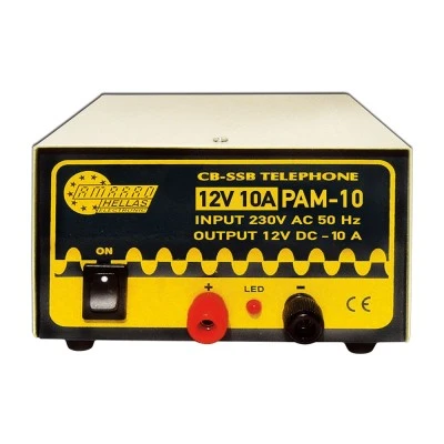  Μη σταθεροποιημένο τροφοδοτικό PAM-10 AC-DC μονή΄ς τάσης εξόδου 12V 10A
