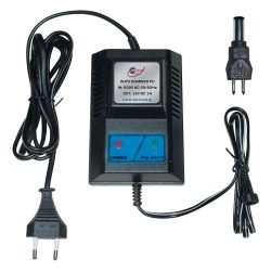 Αυτόματος φορτιστής μπαταριών 12V 1A 12-C1 για μπαταρίες μολύβδου LEAD-ACID 10Ah 150x85x60mm