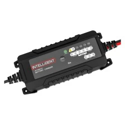 Intelligent αυτόματος φορτιστής μπαταριών 6V-12V 6A MW-LB-60 για μπαταρίες μολύβδου LEAD-ACID και LITHIUM (LiFePO4) 279,3x119x68,2mm