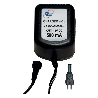 Φορτιστής μπαταριών Ni-Cd 18V 500mA 230V AC 50/60 Hz 100x60x50mm Φορτιστής μπαταριών Ni-Cd 18V 500mA 230V AC 50/60 Hz 100x60x50mm