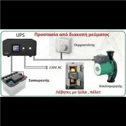HEATST STEADY PSU-805 500VA-On Line UPS για συστήματα θέρμανσης 500VA/300W