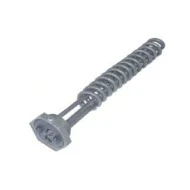 Αντίσταση τύπου ρακόρ κουμπωτή 1¼ 2000W 230V inox 321 χωρίς φλάντζα με faston σπιράλ για θέρμανση μα