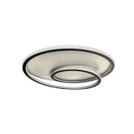 Φωτιστικό led lihgt SALAMANCA χρώμα λευκό & μαύρο CCT 124W 12400lm με διαστάσεις 49x49x10cm