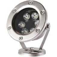 Led φωτιστικό συντριβανιού 6W 12V AC χρωματιστό RGB RF δέσμης 60° στεγανό IP68 30000hrs