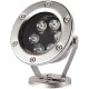 Led φωτιστικό συντριβανιού 6W 12V AC/DC μπλε φως 400Lm δέσμης 60° εξωτερικού χώρου IP68 30000hrs