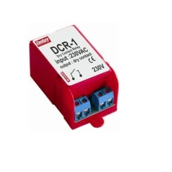 Ρελέ ξηρής επαφής DCR-1 Dry Contact Relay κατάλληλο για αισθητήρες PIR με κοινή φάση εισόδου εξόδου (3 επαφές  L,N, έξοδος) 230VAC