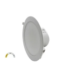Φωτιστικό ψευδοροφής LED 24W 2400lm λευκό ντιμαριζόμενο και ασφαλείας με δυνατότητα επιλογής φωτισμού CCT IP44