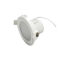 Φωτιστικό χωνευτό LED λευκό ντιμαριζόμενο 7W 700lm με δυνατότητα επιλογής φωτισμού CCT από διακόπτη IP44  