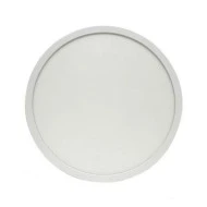 Πλαφονιέρα LED οροφής PC με φωτισμό BACKLIT Φ283mm CCT 16-20-24W IP40 λευκό χρώμα