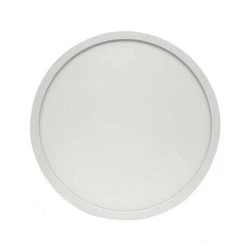 Πλαφονιέρα LED οροφής PC με φωτισμό BACKLIT Φ283mm CCT 16-20-24W IP40 λευκό χρώμα