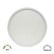 Πλαφονιέρα LED πολυκαρμπονική Φ483mm με δυνατότητα επιλογής φωτισμού CCT 32-36-40W IP40 