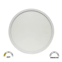 Πλαφονιέρα LED πολυκαρμπονική Φ483mm με δυνατότητα επιλογής φωτισμού CCT 32-36-40W IP40 