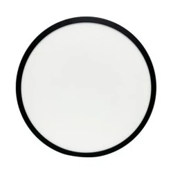 Πλαφονιέρα LED πολυκαρμπονική PC μαύρο χρώμα Φ483mm με δυνατότητα επιλογής φωτισμού CCT 32-36-40W IP40 
