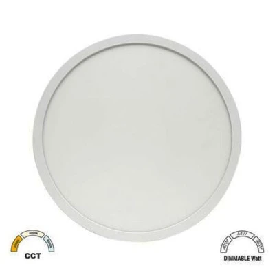 Φωτιστικό πλαφονιέρα LED λευκή PC Φ583mm με δυνατότητα επιλογής φωτισμού CCT 40-44-48W IP40 Φωτιστικό πλαφονιέρα LED λευκή PC Φ583mm με δυνατότητα επιλογής φωτισμού CCT 40-44-48W IP40