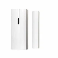 Δίζωνη ασύρματη μαγνητική επαφή AR-2210W λευκή με συχνότητα λειτουργίας 433MHz & εμβέλεια 100m 8.2×3.4×2.6cm